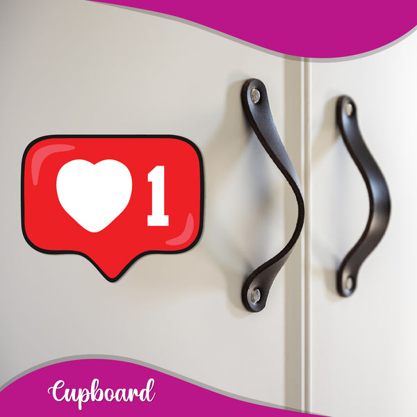 Insta Love Wooden Fridge Magnet