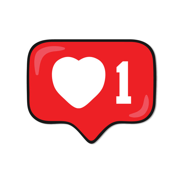Insta Love Wooden Fridge Magnet