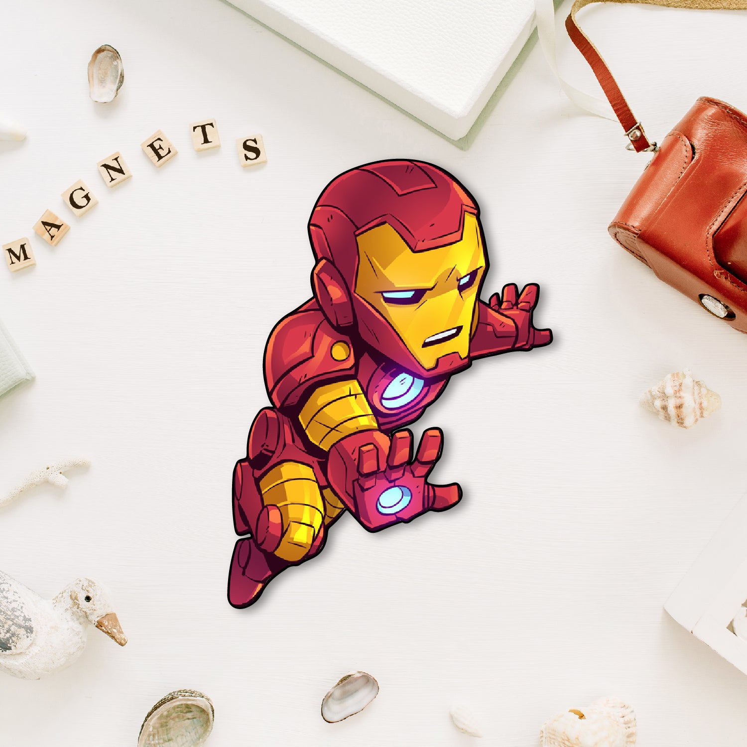 Ironman Wooden Fridge Magnet