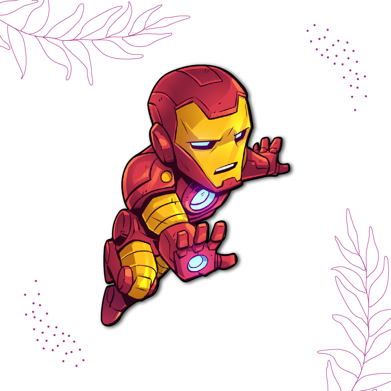 Ironman fridge magnet 
