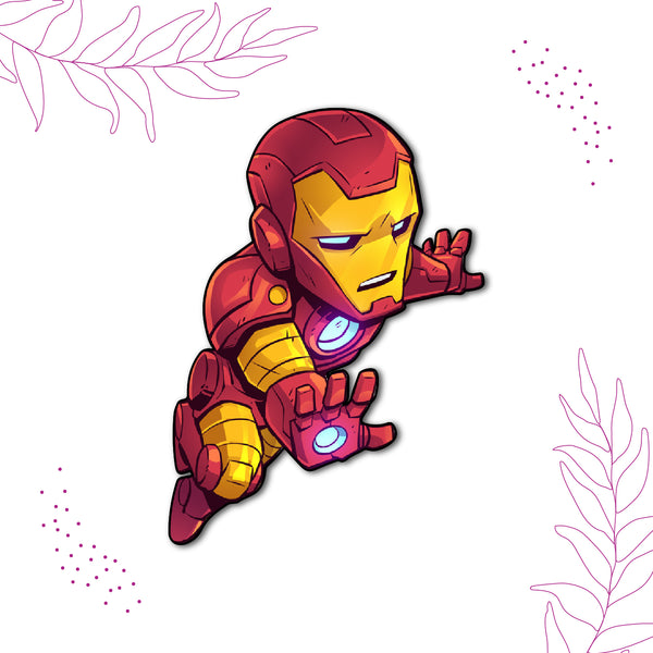 Ironman Wooden Fridge Magnet