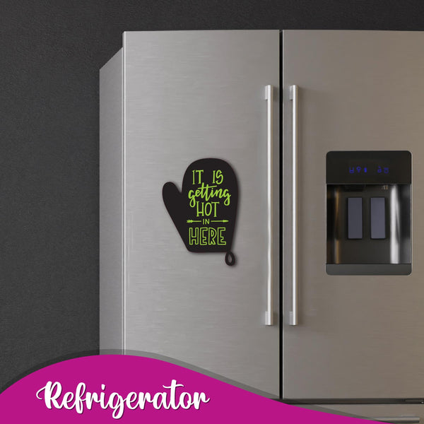It is getting hot in here Wooden Fridge Magnet