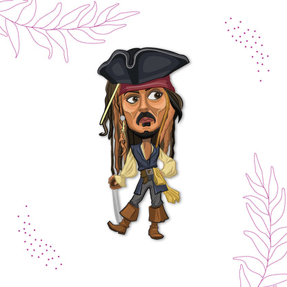 Jack Sparrow fridge magnet 