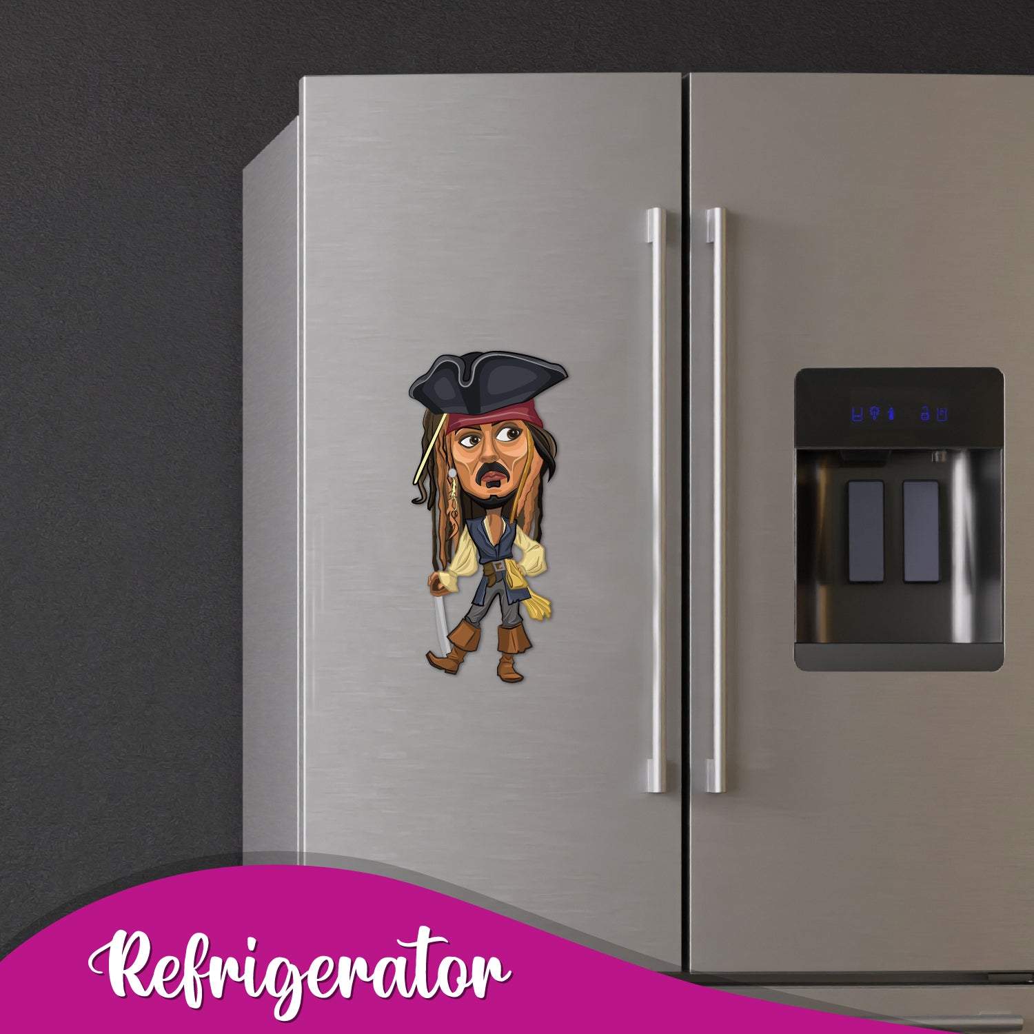 Jack Sparrow fridge magnet 