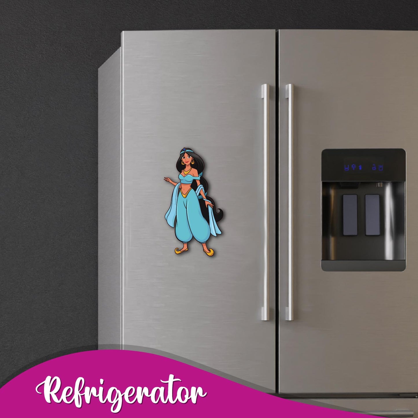 Jasmine Standing Wooden Fridge Magnet
