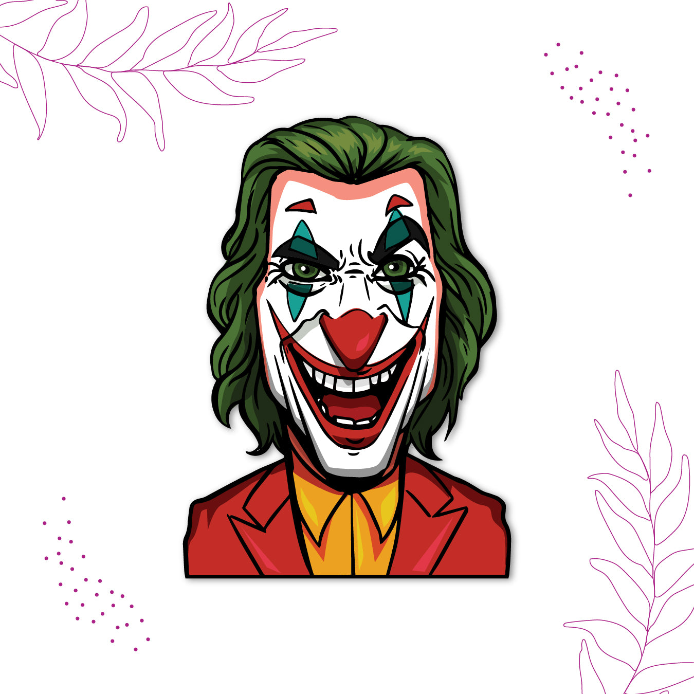 Joker fridge magnet 