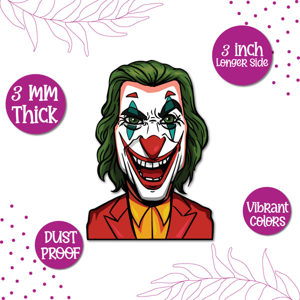 Joker Wooden Fridge Magnet