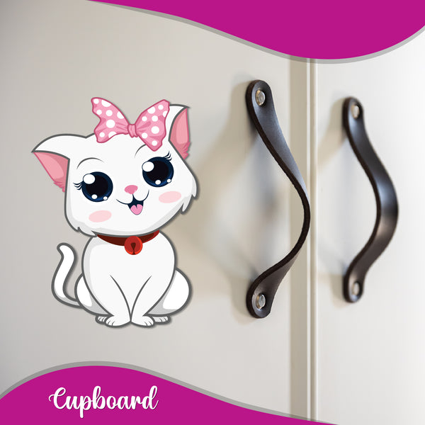 Kitty Cat Wooden Fridge Magnet