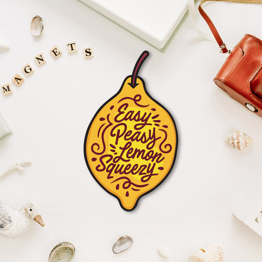 "When Life Gives You Lemons" motivational fridge magnet.
