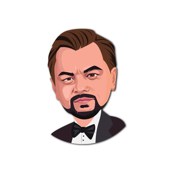 High-quality Leonardo DiCaprio fridge magnet - souvenir gift