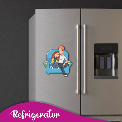 Cute couple gift idea â€“ lets's chill fridge magnet for fridge decor