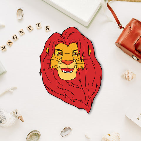 Lion King Wooden Fridge Magnet