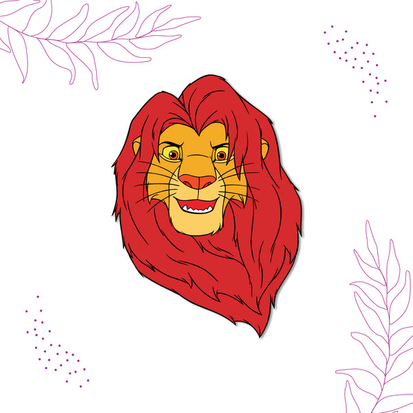 Lion King Wooden Fridge Magnet