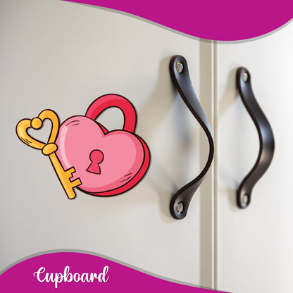 Locally crafted lock & key fridge magnet perfect for couples