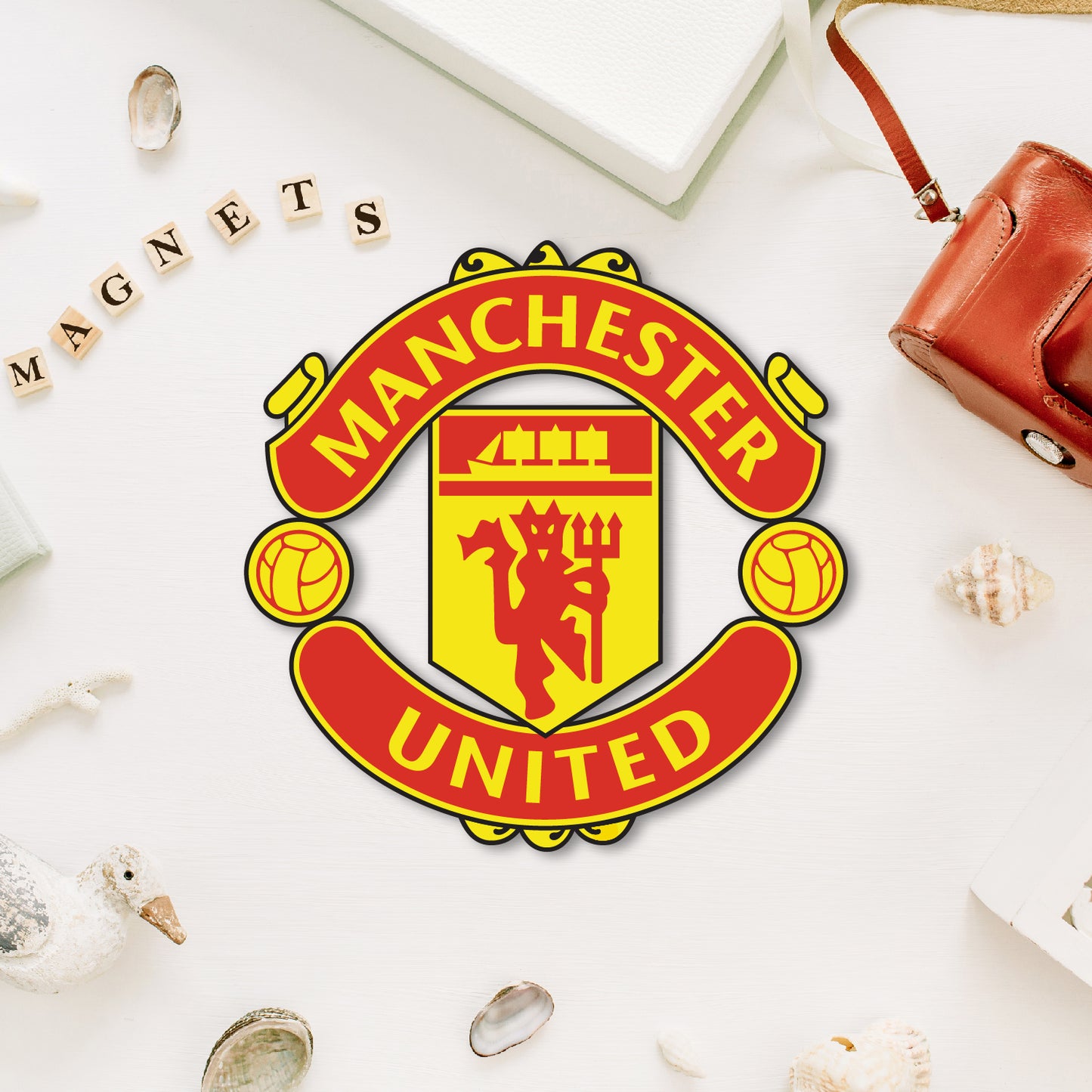 Manchester United fridge magnet quirky decor