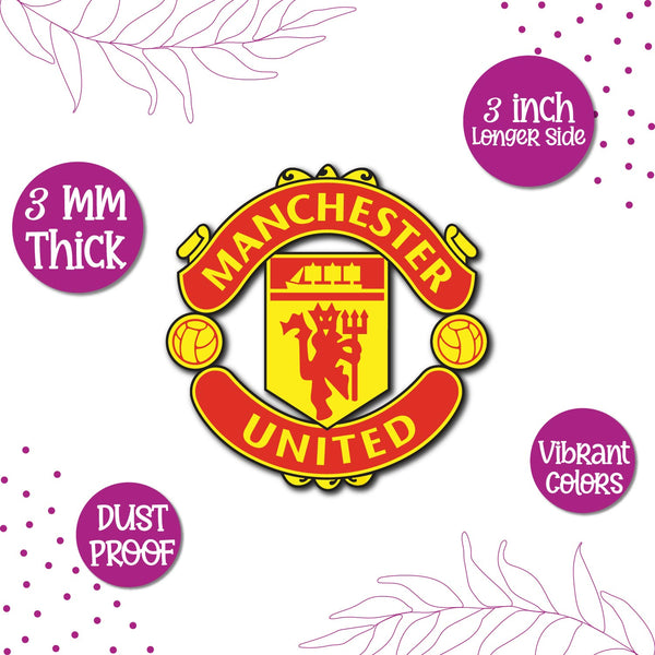 Manchester United Wooden Fridge Magnet