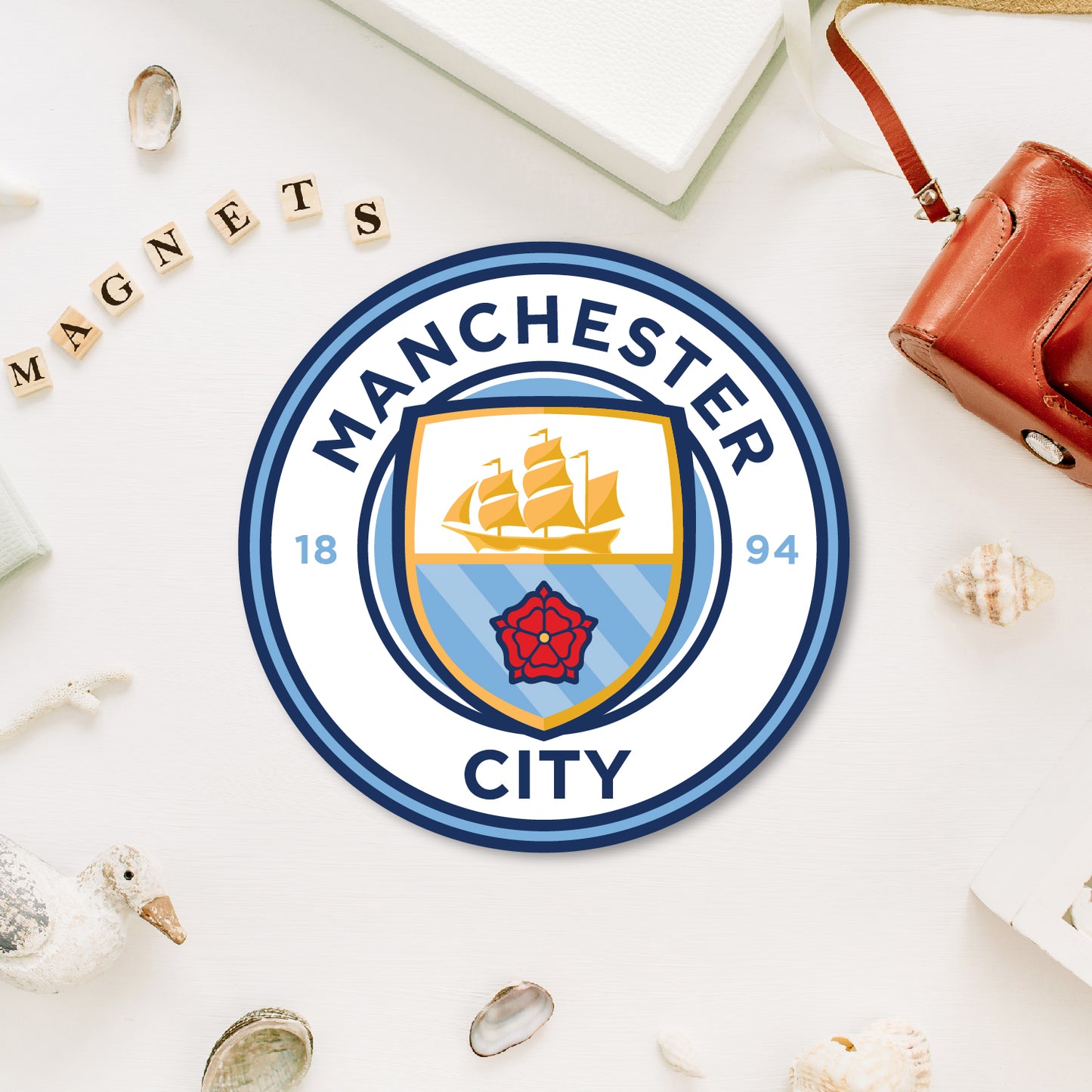Manchester City fridge magnet quirky decor
