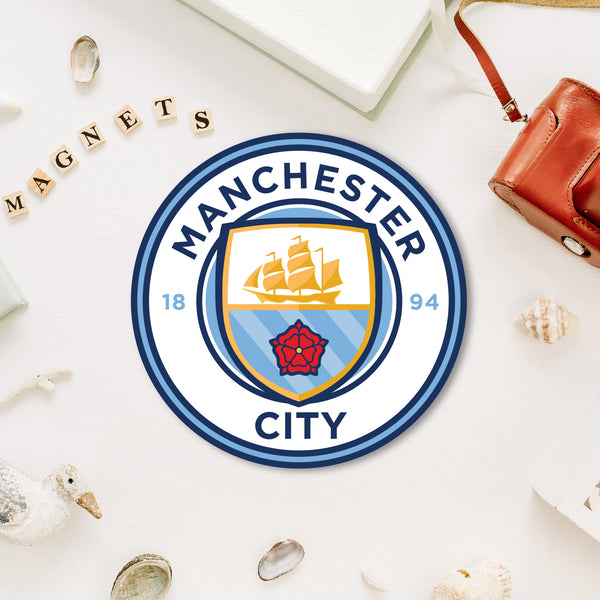 Manchester city Wooden Fridge Magnet