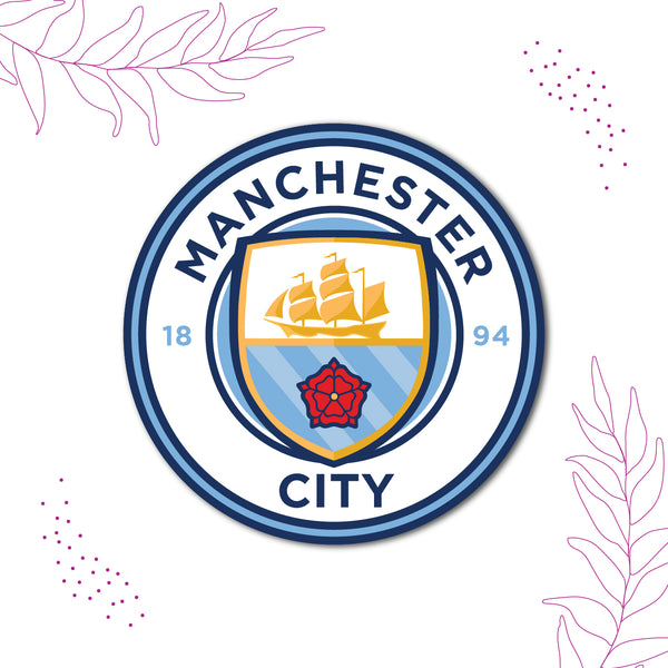 Manchester city Wooden Fridge Magnet