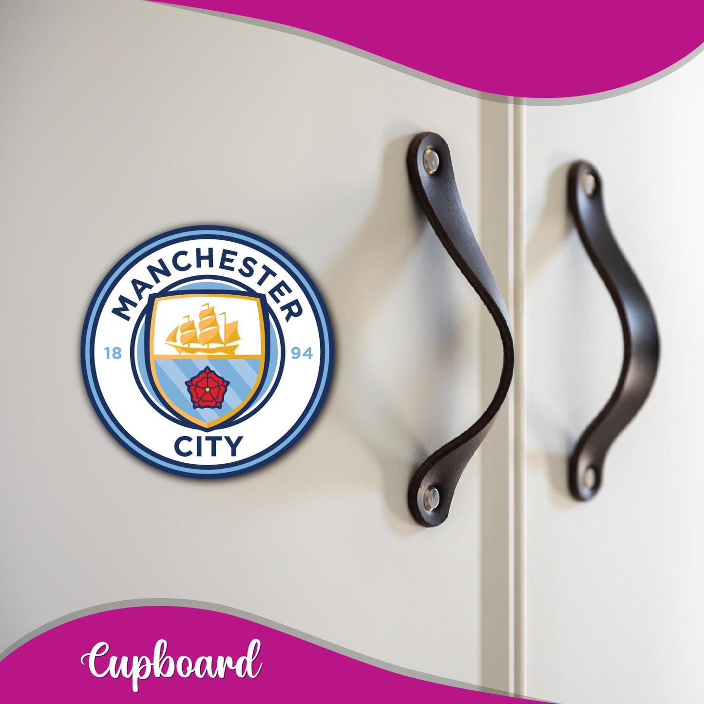 Man City logo fridge magnet football lovers gift