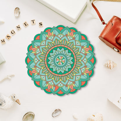 Mandala fridge magnet quirky decor