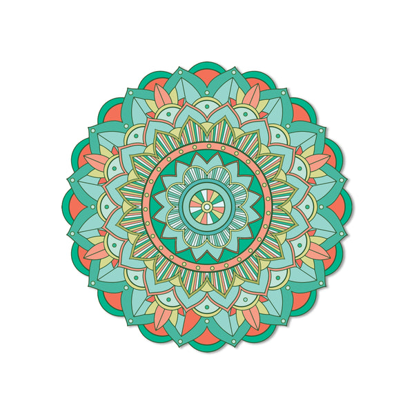 Mandala Wooden Fridge Magnet