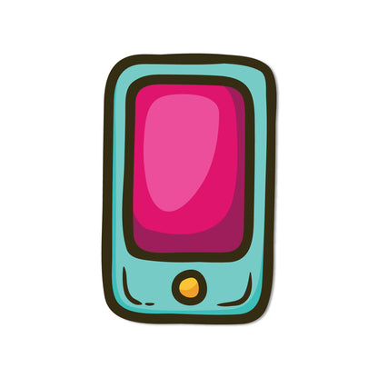 Mobile themed quirky fridge magnet India