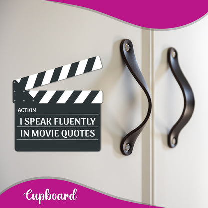 Movie Clapboard lovers quirky fridge magnet gift