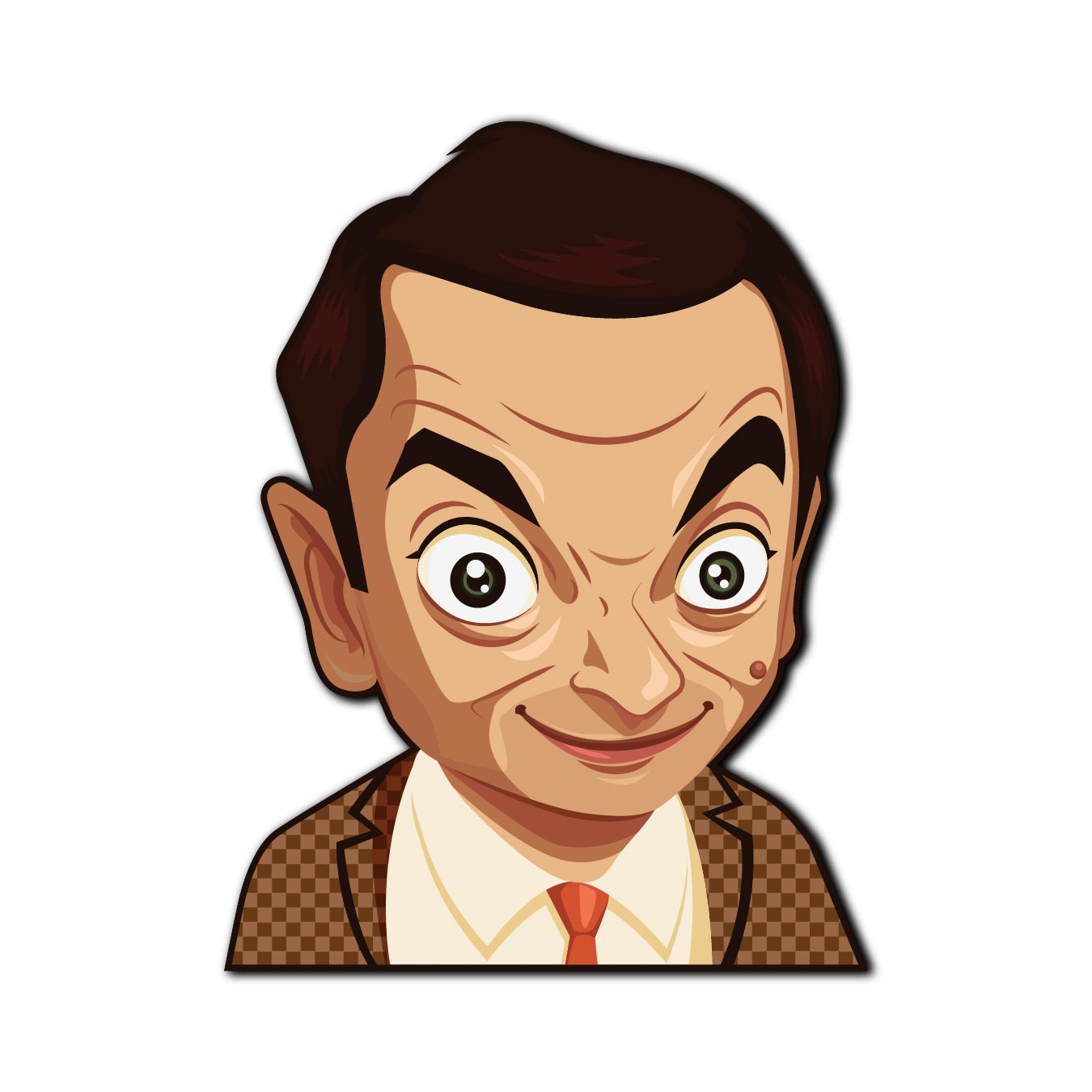 high-quality-mr-bean-fridge-magnet-angle-view