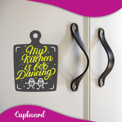 My Kitchen is for Dancing Wooden Fridge Magnet