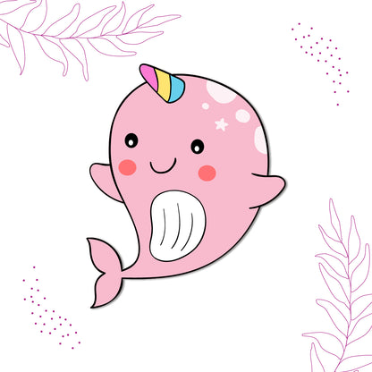 narwhal-ocean-life-magnet-on-refrigerator