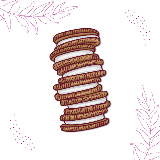 Cookie oreo fridge magnet accessory