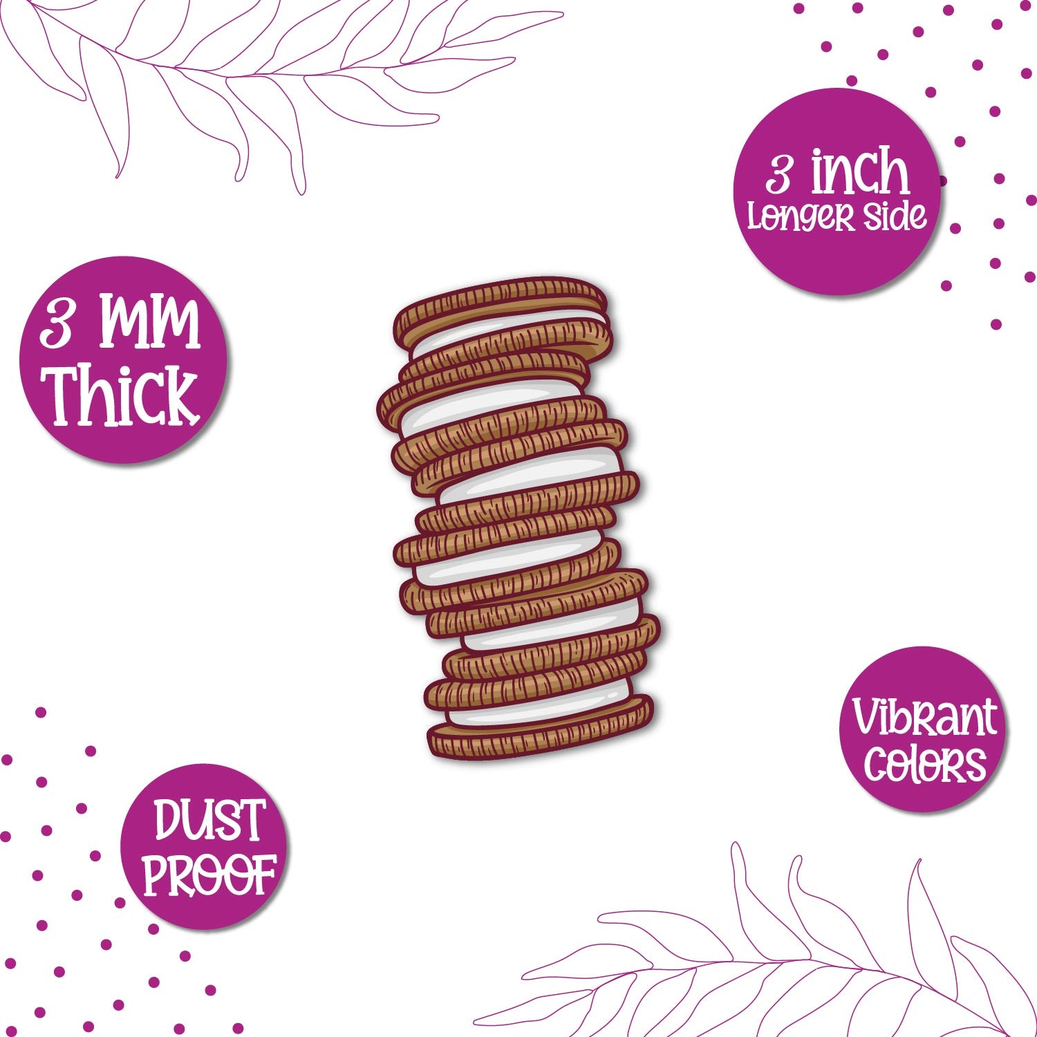 Dessert oreo fridge decoration quirky