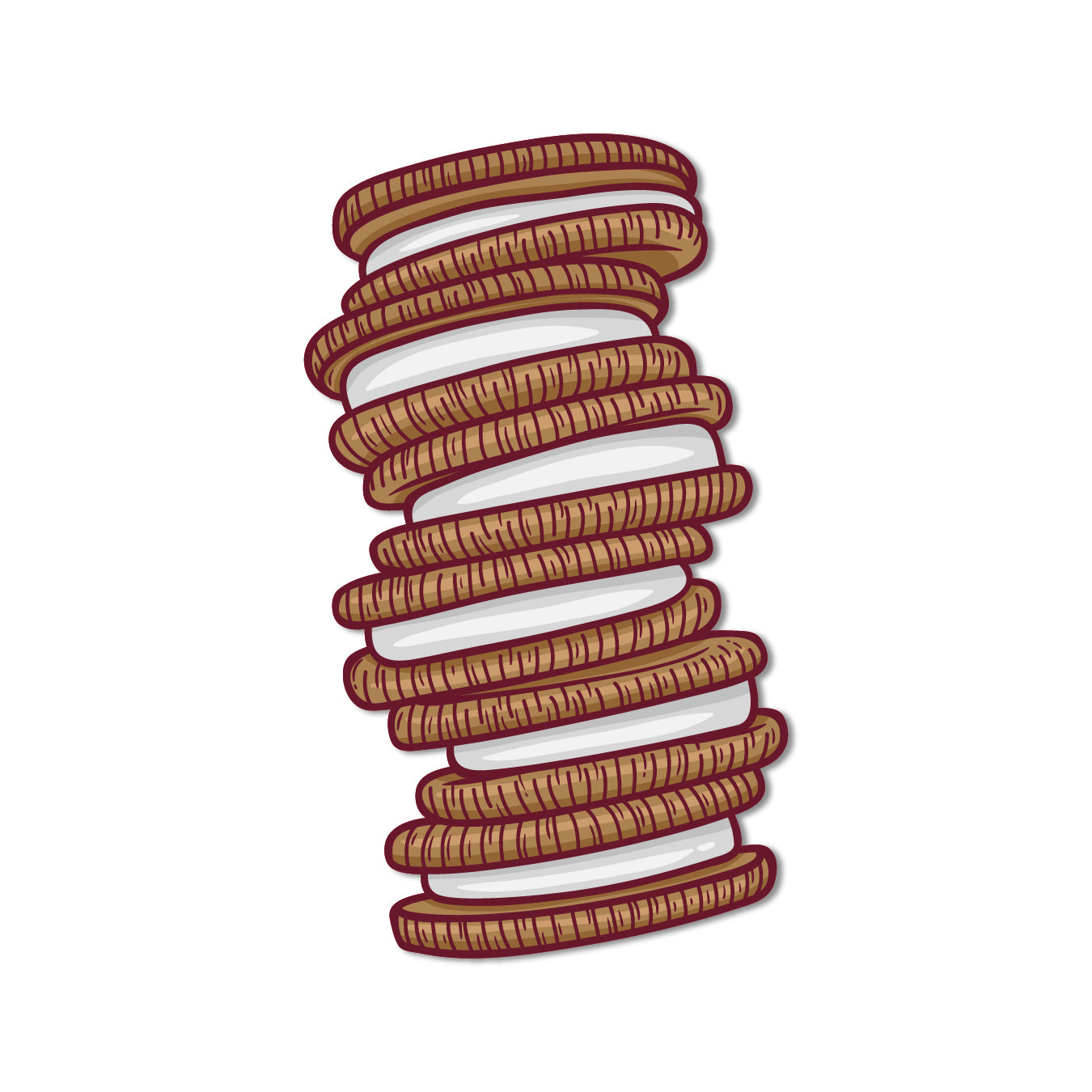 Oreo biscuit fridge magnet fun decor