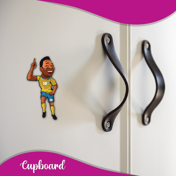 Pele printed magnet - decorative home accessory
