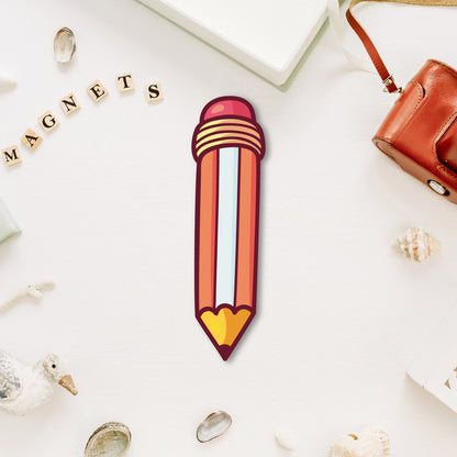 Pencil fridge magnet quirky decor