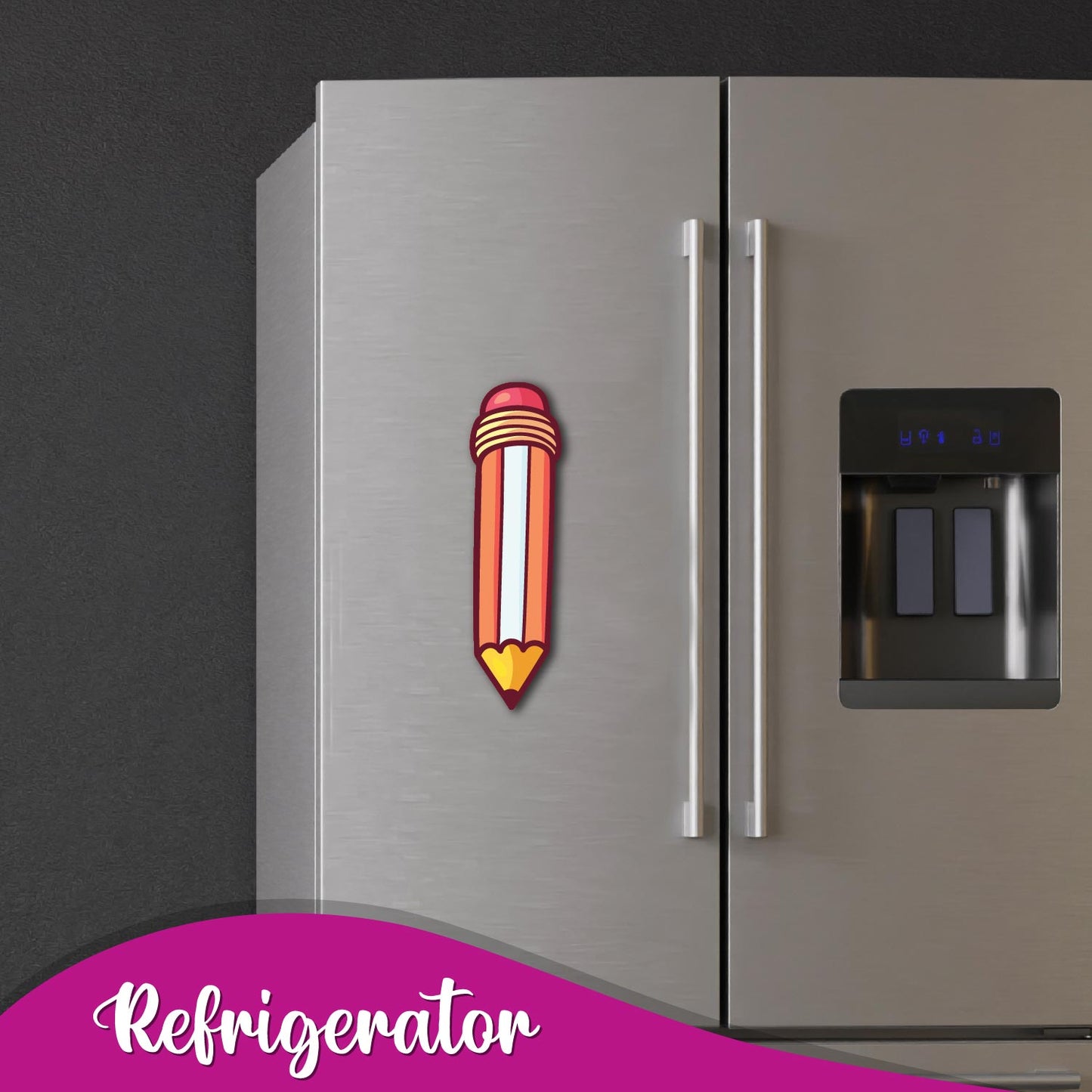 quirky Pencil collectible fridge magnet