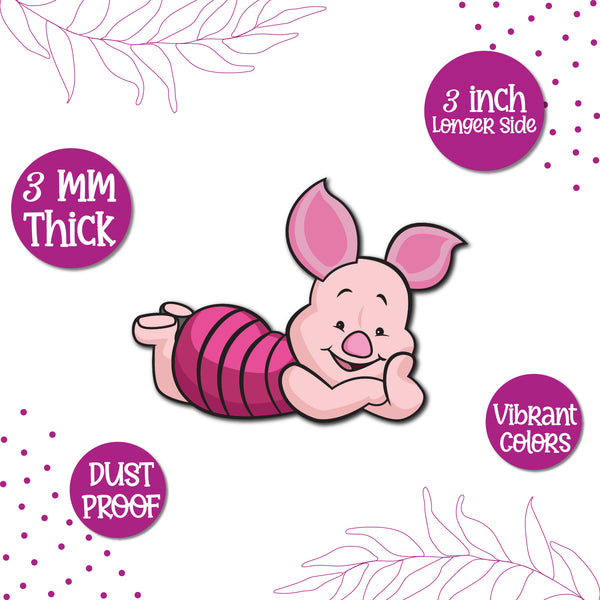 Piglet Wooden Fridge Magnet