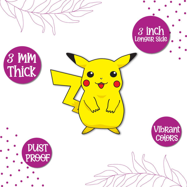 Pikachu Wooden Fridge Magnet