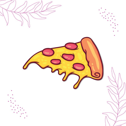 Pizza lovers fridge magnet India