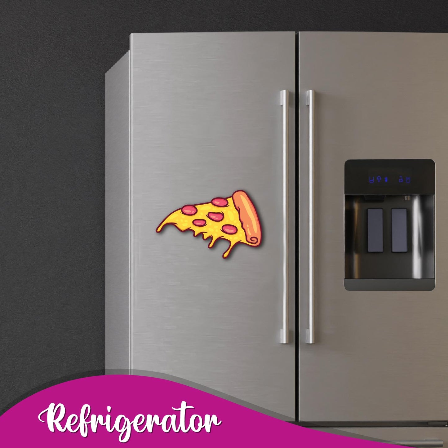 Fast food pizza fridge accessory