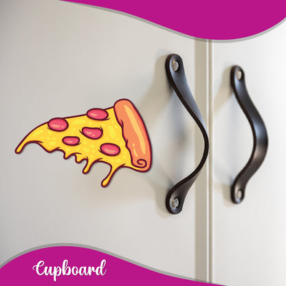 Cute quirky pizza fridge magnet gift