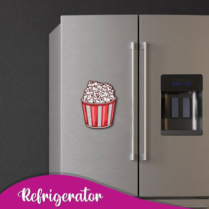 Cute popcorn quirky fridge accessory