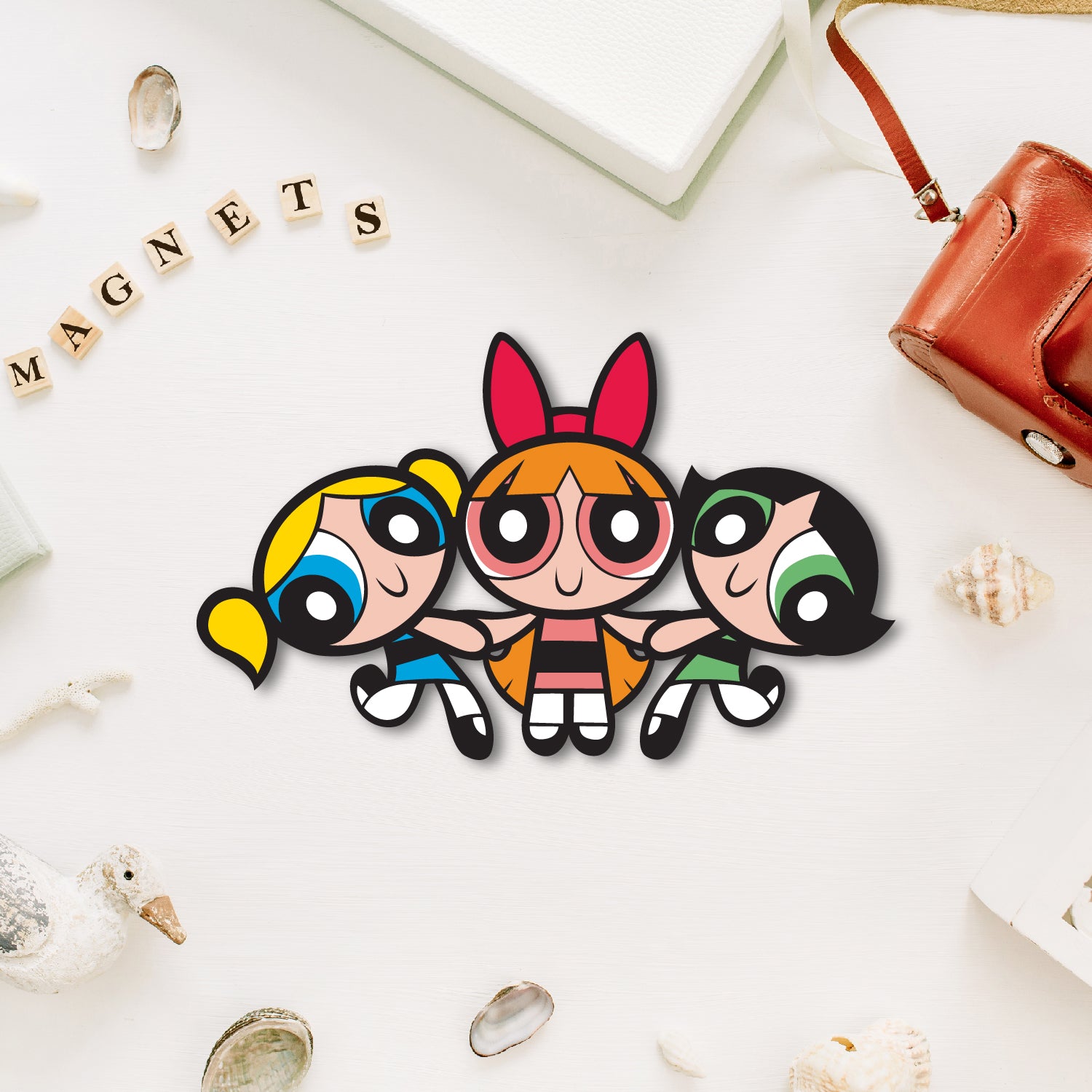 powerpuff-girls-fridge-magnet-front-view