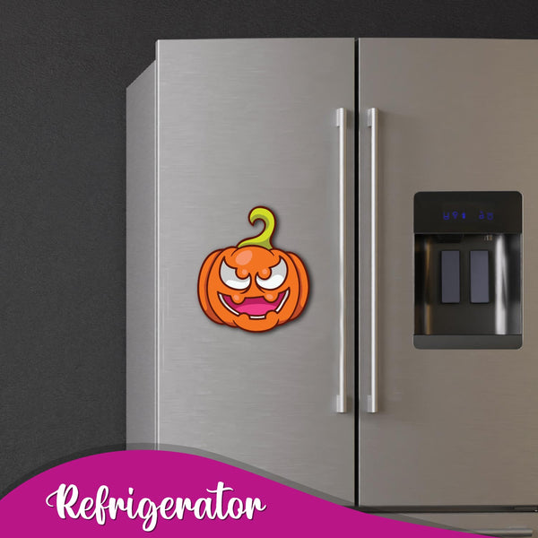 Pumpkin Wooden Fridge Magnet