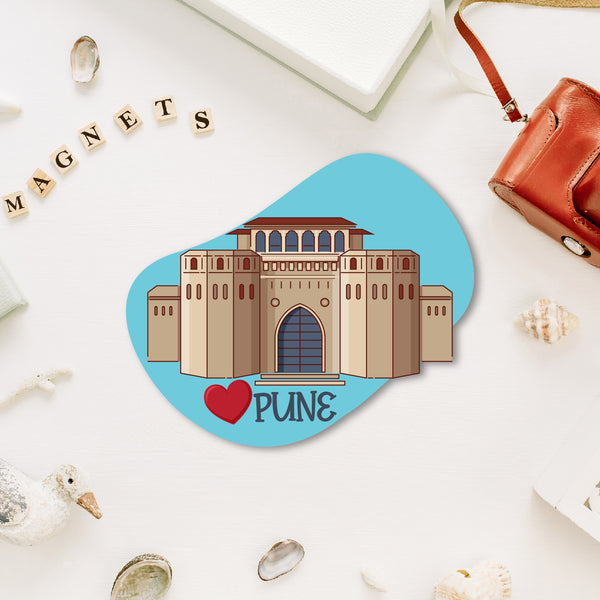 Pune Wooden Fridge Magnet