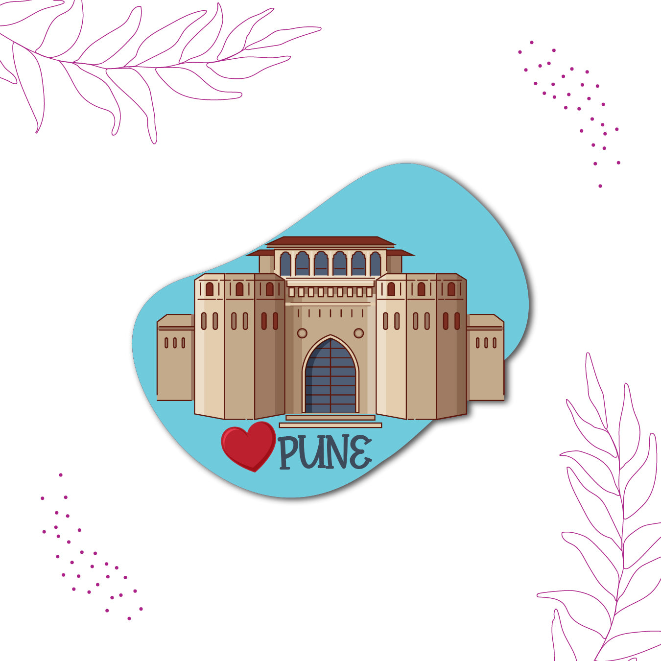 shaniwar-wada-fort-magnet-close-up-detail