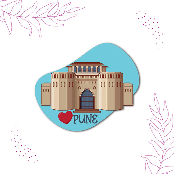 Pune Wooden Fridge Magnet