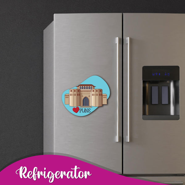 Pune Wooden Fridge Magnet