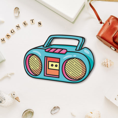 Radio Wooden Fridge Magnet